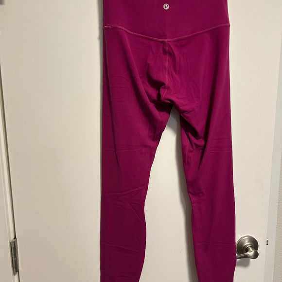 Lululemon Align Pant II 25" Deep Fuschia - Picture 3 of 5